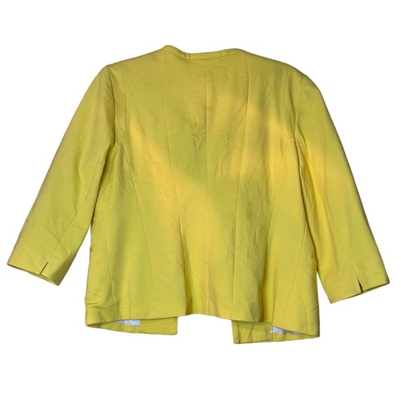 Cloe Military Style Fitted Jacket, Yellow size M - Picture 2 of 7